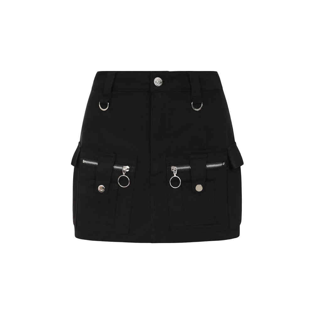 Banned - Pepper Korte rok - Zwart